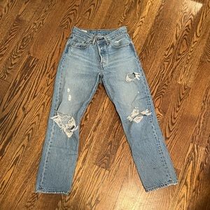 levi’s 501 crop size 24